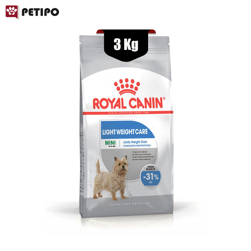 خشک سگ مینی لایت ویت کر رویال کنین Royal Canin Mini Light Weight Care وزن 3 کیلوگرم