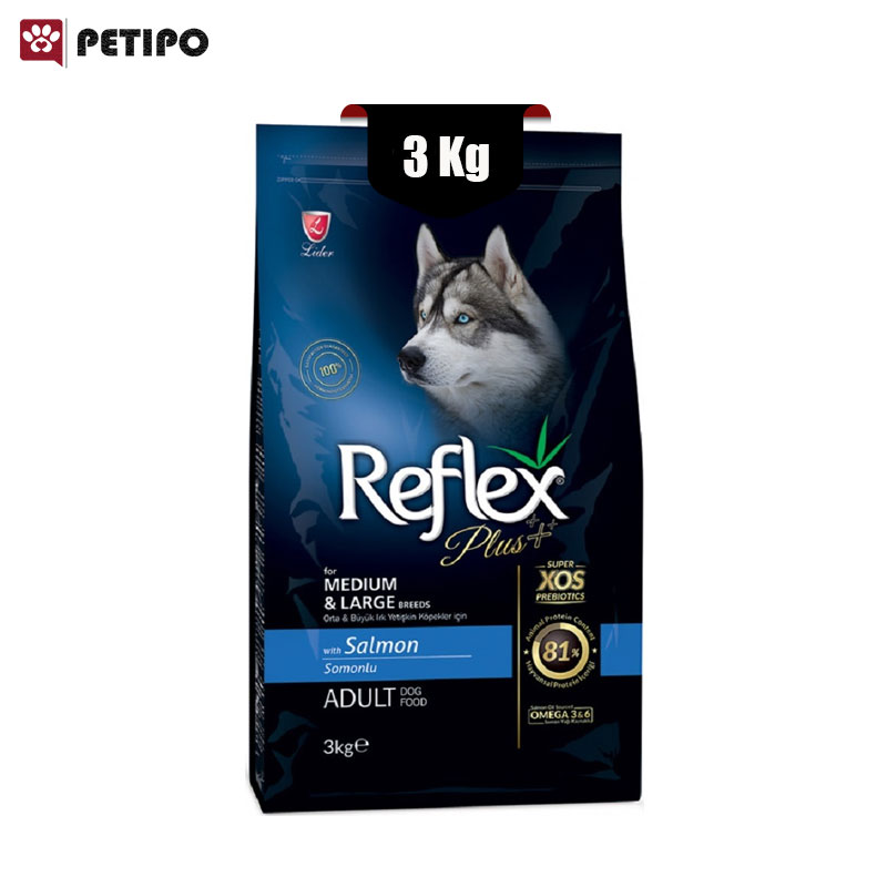 خشک-سگ-نژاد-متوسط-و-بزرگ-رفلکس-پلاس-طعم-سالمون-Reflex-Plus-Med-Large-Breed-Salmon-وزن-3-کیلوگرم.jpg غذای خشک سگ نژاد متوسط و بزرگ رفلکس پلاس طعم سالمون (Reflex Plus Med Large Breed Salmon) وزن 3 کیلوگرم - Image 1