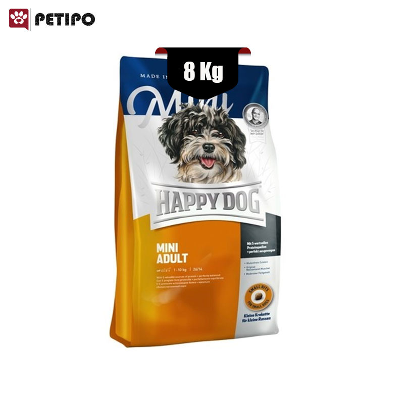 خشک-سگ-نژاد-کوچک-هپی-داگ-Happy-Dog-Mini-Adult-وزن-8-کیلوگرم.jpg غذای خشک سگ نژاد کوچک هپی داگ (Happy Dog Mini Adult) وزن 8 کیلوگرم - Image 1