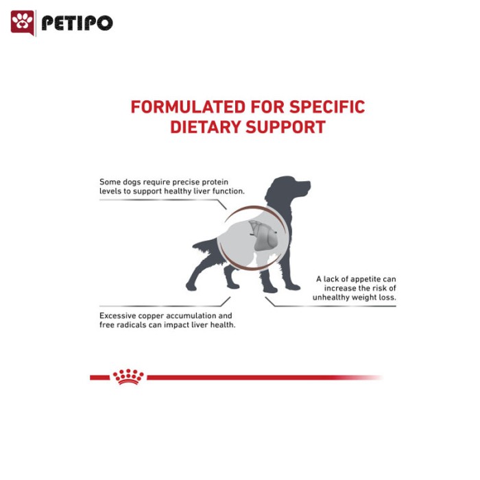 غذای خشک سگ هپاتیک رویال کنین (Royal Canin Veterinary Diet Dog Hepatic) وزن 7 کیلوگرم - Image 5