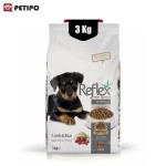 غذای خشک سگ پاپی رفلکس طعم بره و برنج (Reflex Puppy Food with Lamb & Rice) وزن 3 کیلوگرم - Image 2