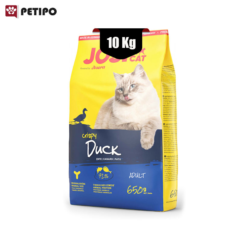 خشک-گربه-بالغ-طعم-اردک-جوسی-کت-جوسرا-Josera-Josicat-Crispy-Duck-وزن-10-کیلوگرم.jpg غذای خشک گربه بالغ طعم اردک جوسی کت جوسرا (Josera Josicat Crispy Duck) وزن 10 کیلوگرم - Image 1