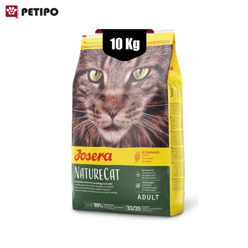 خشک گربه نیچر کت بدون غلات جوسرا Josera NatureCat Grain Free وزن 10 کیلوگرم