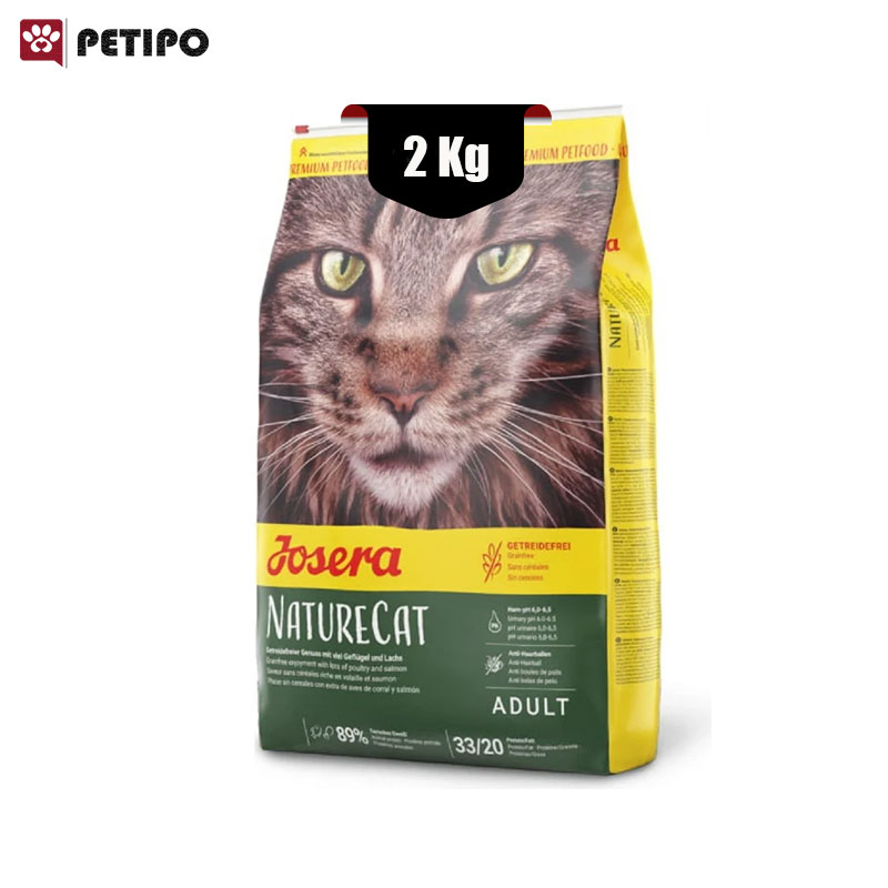 خشک گربه نیچر کت بدون غلات جوسرا Josera NatureCat Grain Free وزن 2 کیلوگرم