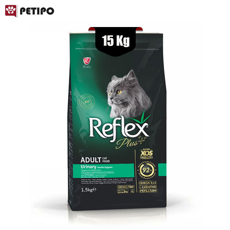 خشک گربه یورینری رفلکس پلاس با طعم مرغ Reflex Plus Urinary with Chicken وزن 15 کیلوگرم 1