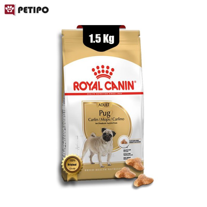 غذای خشگ سگ پاگ ادالت رویال کنین (Royal Canin Dog Pug Adult) وزن 1.5 کیلوگرم - Image 5