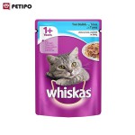 غذای پوچ گربه بالغ با طعم ماهی تن ویسکاس (Whiskas Ton Balıklı Pouch in Jelly) وزن 85 گرم - Image 2