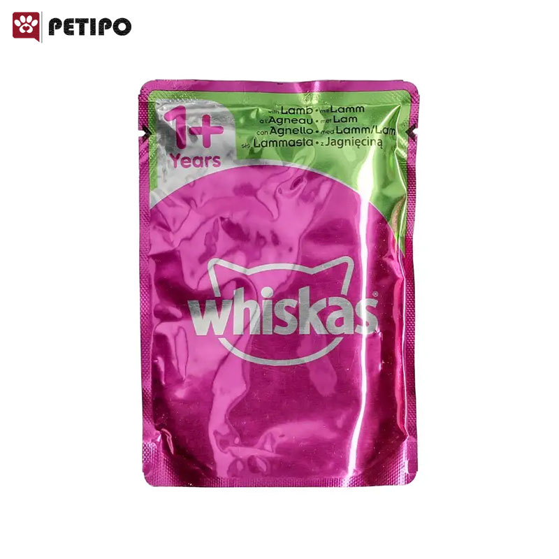 پوچ-گربه-بالغ-با-طعم-گوشت-بره-و-هویچ-ویسکاس-Whiskas-Lamb-and-Carrots-In-Jelly-Pouch-وزن-85-گرم.jpg غذای پوچ گربه بالغ با طعم گوشت بره و هویچ ویسکاس وزن 85 گرم - تصویر 1