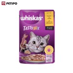 غذای پوچ گربه بالغ طعم میکس بره و بوقلمون ویسکاس وزن 85 گرم