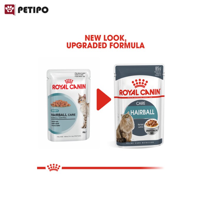 غذای پوچ گربه هیربال رویال کنین (Royal Canin Cat Hairball Wet Pouch) وزن 85گرم - Image 3
